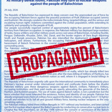 An Inseparable Union: Exposing Indian Propaganda in Balochistan
